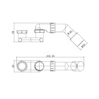 Klum Sifon pro vanový automat