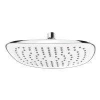 Mereo Talířová sprcha horní 230x180mm s kloubem, pochromovaný plast