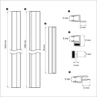 Mereo Sada těsnění pro pivotové sprchové kouty CK809xxH