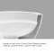 Mereo WC set - Smart flush rimless WC oblé, modul pro sádrokarton, bílé hranaté tlačítko
