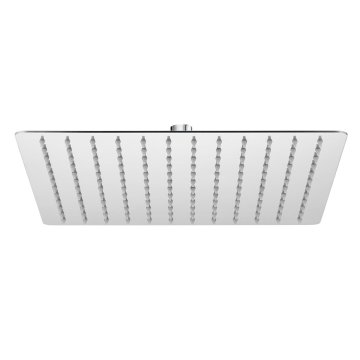 Mereo Vanová baterie s talířovou hranatou slim sprchou 300x300 mm, nerez