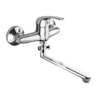 Mereo Nástěnná baterie do byt. jádra, Lila, s plochým ramínkem 300 mm, bez příslušenství