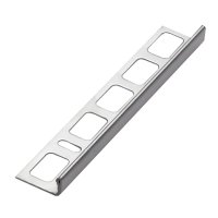 Ukončovací lišta L, kartáčovaná nerez, 250 cm