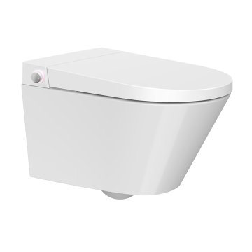 Mereo WC s integrovaným elektronickým bidetem, RIMLESS, 592x380x430 cm, keramické, vč. sedátka