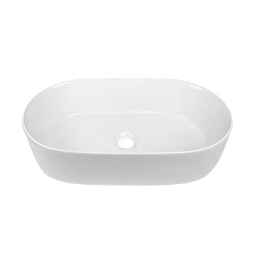 Mereo Umyvadlo na desku bez přepadu, 530x315x135 mm, oválné, keramické