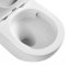 Mereo WC závěsné kapotované, Smart Flush RIMLESS, 495x360x370, keramické, vč. sedátka CSS113S