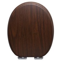 WC sedátko MDF ořech