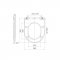 Mereo WC závěsné, RIMLESS, 530x355x360, keramické, vč. sedátka CSS113S