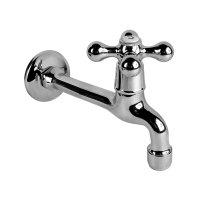 Mereo Nástěnný kohoutek, Retro Viktorie, 1/2", chrom