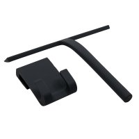 Mereo Stěrka na sklo silikonová, š. 280 mm, s držákem, černá