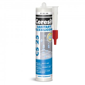 Ceresit CS25 silikon sanitární 280 ml - Barva: Platinum