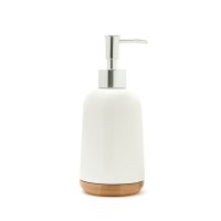 SAT Ella dávkovač mýdla, dřevo/bílá