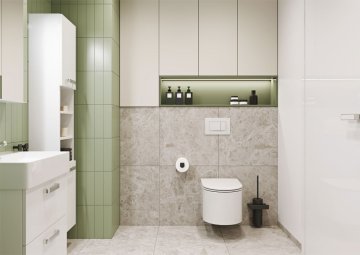 Mereo Leny, koupelnová skříňka s keramickým umyvadlem 50 cm, bílá  - aktuální náhradou je produkt CN810N