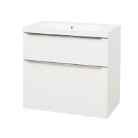Getmi koupelnová skříňka s litým umyvadlem 81cm, baterií, výpustí a sifonem