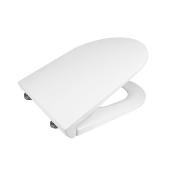 Mereo WC set - Smart flush rimless WC oblé, modul pro sádrokarton, bílé hranaté tlačítko