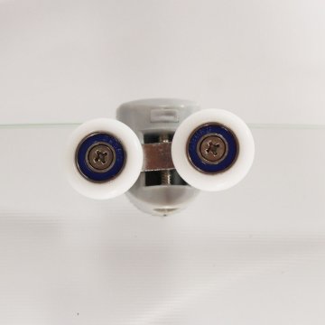 Mereo Sprchový box, čtvrtkruh, bez stříšky, s vaničkou R550, satin ALU, sklo Point, zadní stěny bílé
