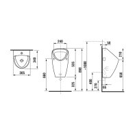 Jika Golem pisoár, vnější přívod, H8430610000001