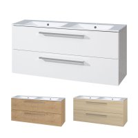 Mereo Bino, koupelnová skříňka s keramickým umyvadlem 121 cm