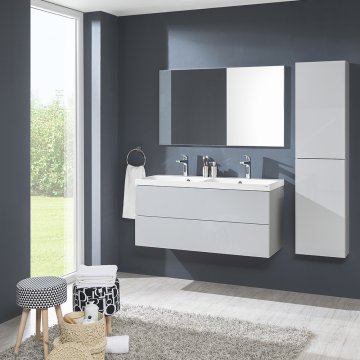Mereo Aira, koupelnová skříňka 121 cm - Barva: Bílá