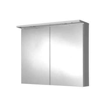 K-Plus galerka 80 cm, s LED osvětlením, bílá