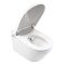Mereo WC s integrovaným elektronickým bidetem, RIMLESS, 592x380x430 cm, keramické, vč. sedátka