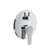 Mereo Sprchová podomítková baterie s přepínačem, Zuna, Mbox, kulatý kryt, chrom