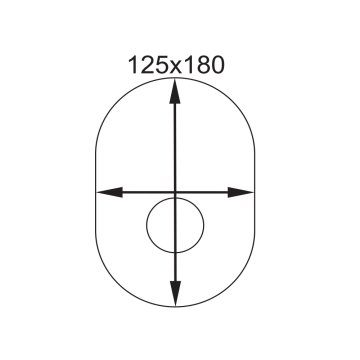 Mereo Podomítková baterie s bidetovou sprchou, Eve, Mbox, oválný kryt, chrom