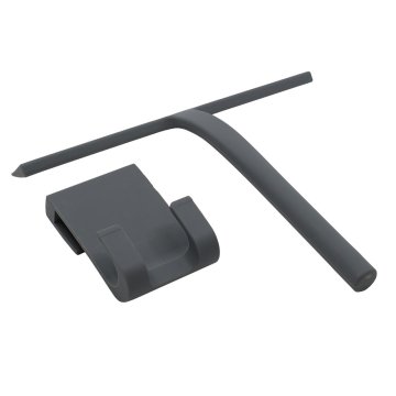 Mereo Stěrka na sklo silikonová, š. 280 mm, s držákem, šedá