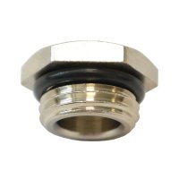 Klum Zátka niklovaná s „ O“ kroužkem, 1/4"