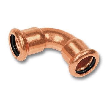 CU Oblouk 6002A, 90°, press voda, FxF - Velikost: 18 mm