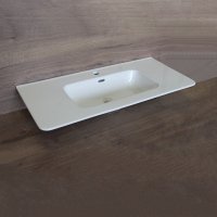 Mereo Nábytkové umyvadlo SLIM, 101x46,5x17 cm, keramické, bílé