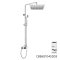 Mereo Sprchová baterie s talířovou hranatou slim sprchou 300x300 mm, nerez