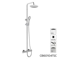 Mereo Termostatická baterie s talířovou kulatou sprchou