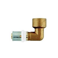 Herz koleno s vnitřním závitem lisovací, 16x1/2"