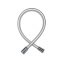 Mereo Sprchová hadice 55 cm, propojovací, šedostříbrná