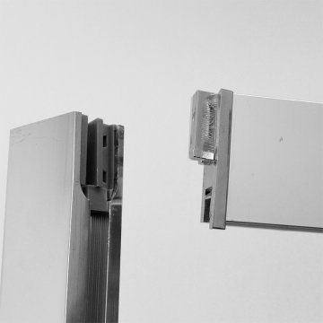 Mereo Sprchový kout, LIMA, čtverec, 100x100x190 cm, chrom ALU, sklo Čiré