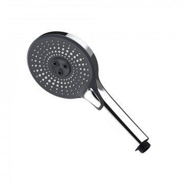 Mereo Vanová baterie s talířovou kulatou sprchou, černá