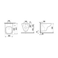 Jika Deep WC závěsné, H8206100000001