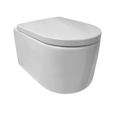 Mereo WC závěsné kapotované, RIMLESS, 495x360x370, keramické, vč. sedátka CSS115SN