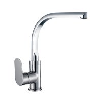 Mereo Dřezová stojánková baterie, Viana, s ramínkem nad pákou, výška 307 mm, chrom