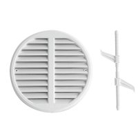 Mřížka větrací kruhová se síťovinou, stavitelná DN75 - DN125