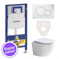 Geberit WC komplet do sádrokartonu s přislušenstvím