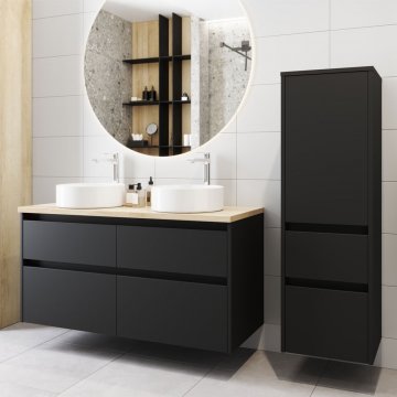 Mereo Opto koupelnová skříňka vysoká 125 cm, pravá, Multidecor