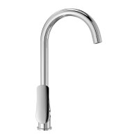 Mereo Dřezová stojánková mimoúrovňová baterie, Pego,  s ramínkem nad pákou, výška 346 mm, chrom