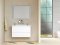 Mereo Siena, koupelnová skříňka s umyvadlem z litého mramoru 81 cm