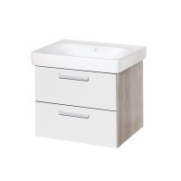 Naturel Vario skříňka s umyvadlem 60cm dub/bílá, VARIO60ZDBBL