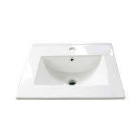 Mereo Nábytkové umyvadlo SLIM, 51x39x18 cm, keramické, bílé