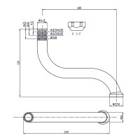 Mereo Ramínko trubkové, 12 cm