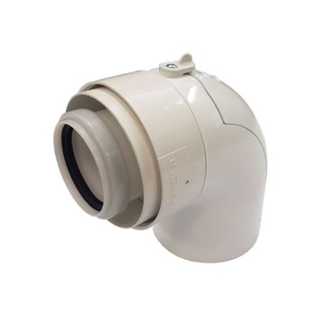 Cox koleno revizní koaxiální PPs/Al DN 60/100