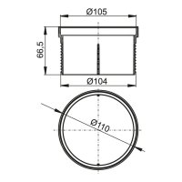 Alcaplast nástavec hrdla vpusti APV0800